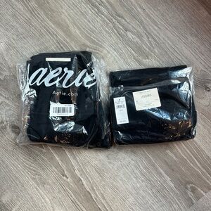 NEW Aerie Stretch Cotton Leggings - 2 pairs